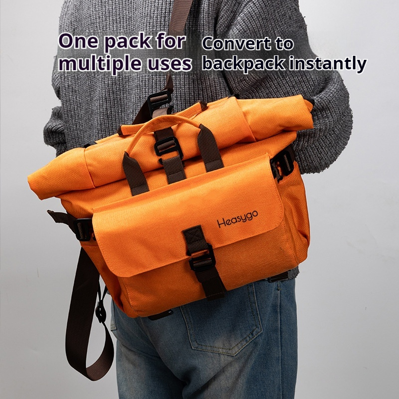 Cycling For Commute - Heasygo Vintage Bicycle Handlebar Bag Waterproof