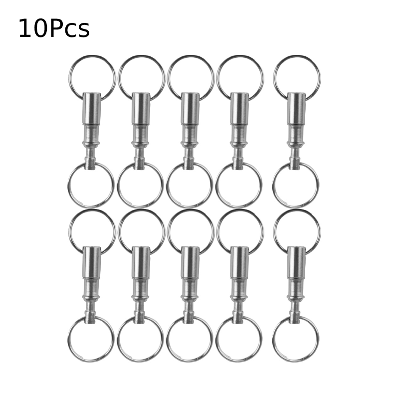 Chain Lock Combination - 10pcs Dual Detachable Keychains Quick Release